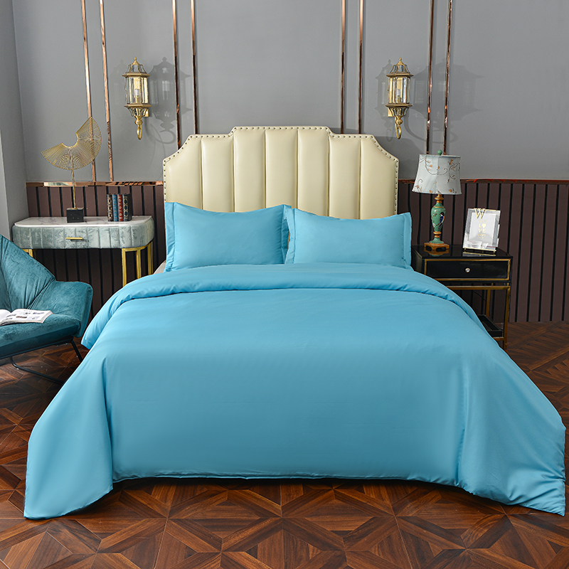 Housse de couette en bambou hypoallergénique en fibre naturelle