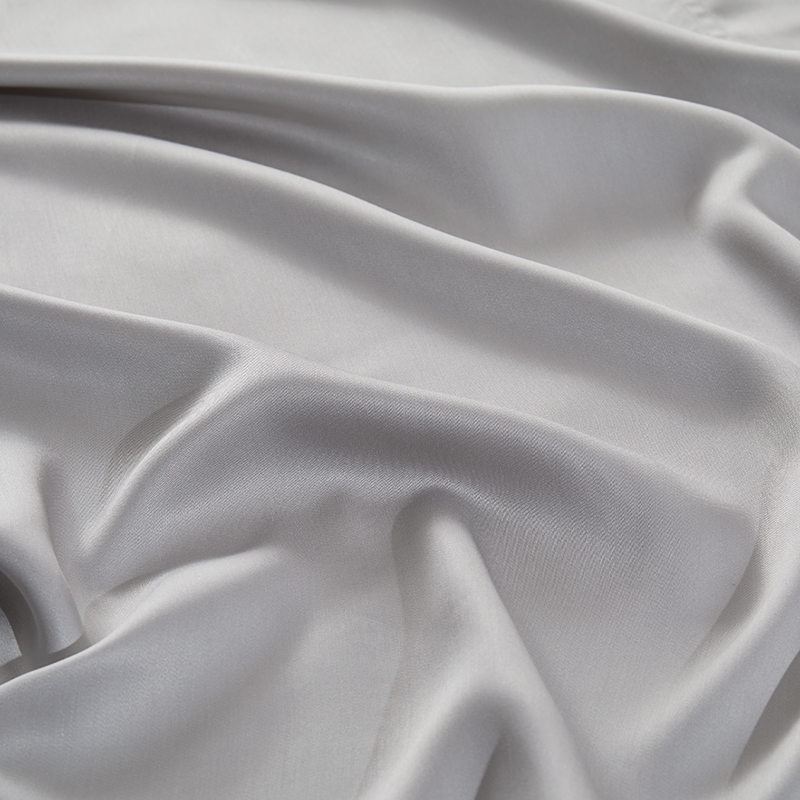 Ensemble de draps en coton double à rayures blanches