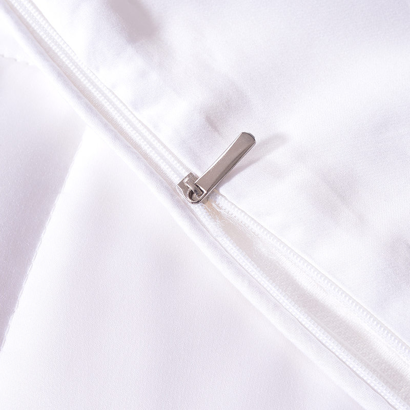 Ensemble de draps en soie de mûrier à bords en satin pur