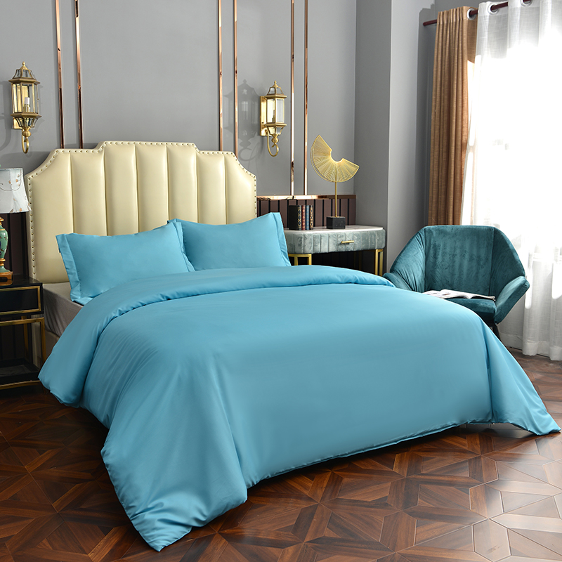 Housse de couette en bambou hypoallergénique en fibre naturelle
