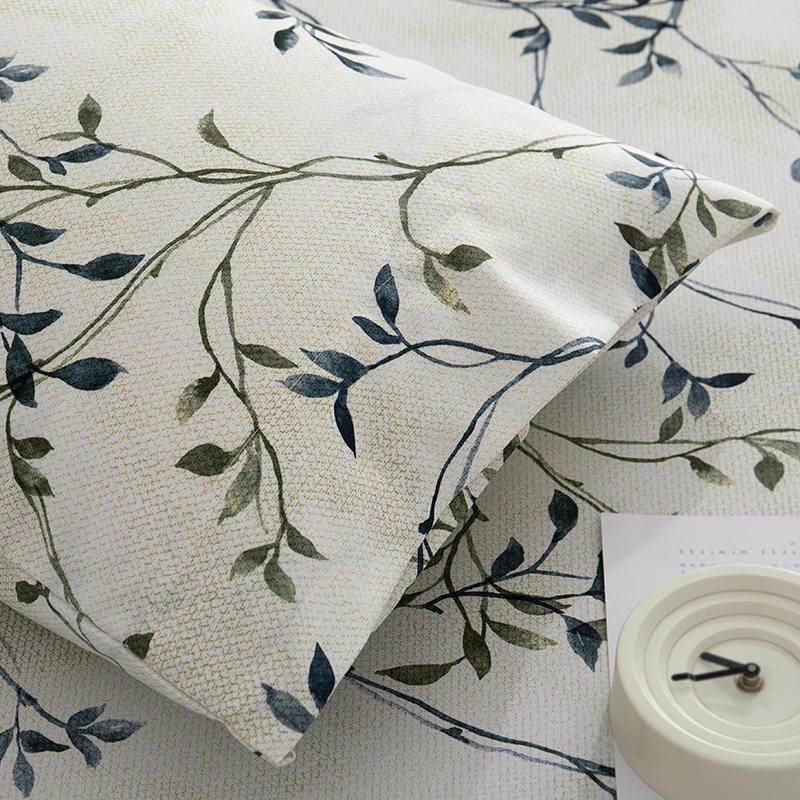 Ensemble complet de draps en microfibre à motifs