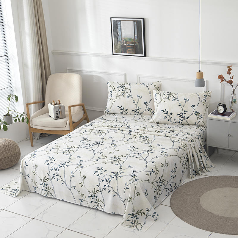 Ensemble complet de draps en microfibre à motifs
