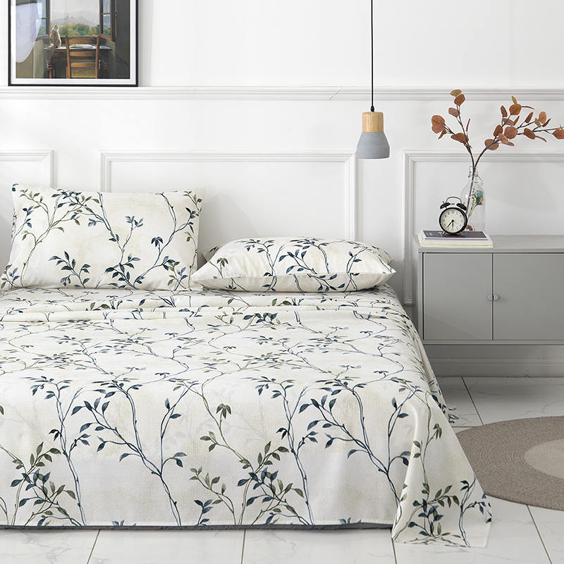 Ensemble complet de draps en microfibre à motifs