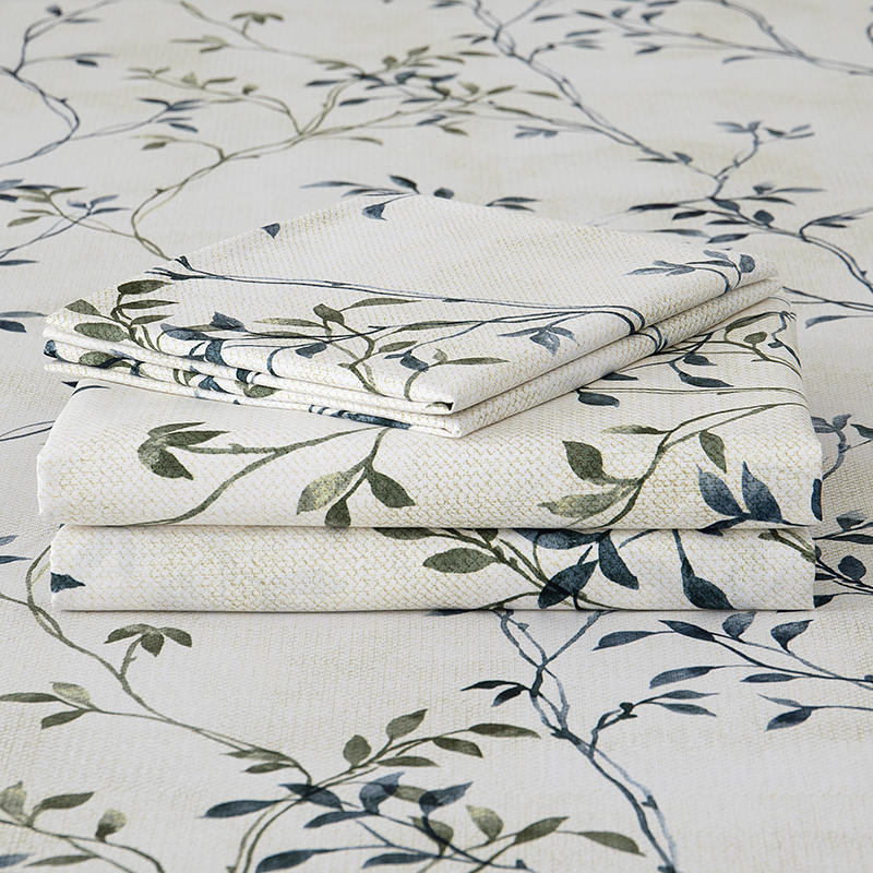 Ensemble complet de draps en microfibre à motifs