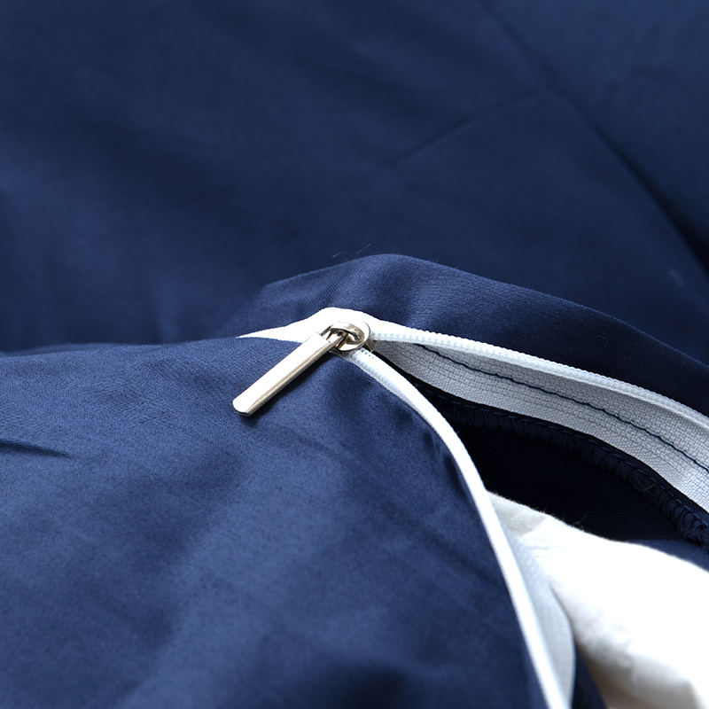 Housse de couette en coton égyptien avec boutons