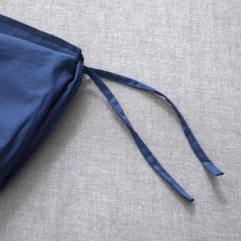 Housse de couette en coton égyptien avec boutons