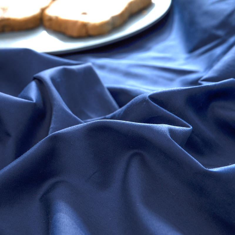 Housse de couette en coton égyptien avec boutons