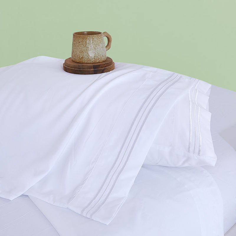 Ensemble de draps tissés infroissables de style vintage