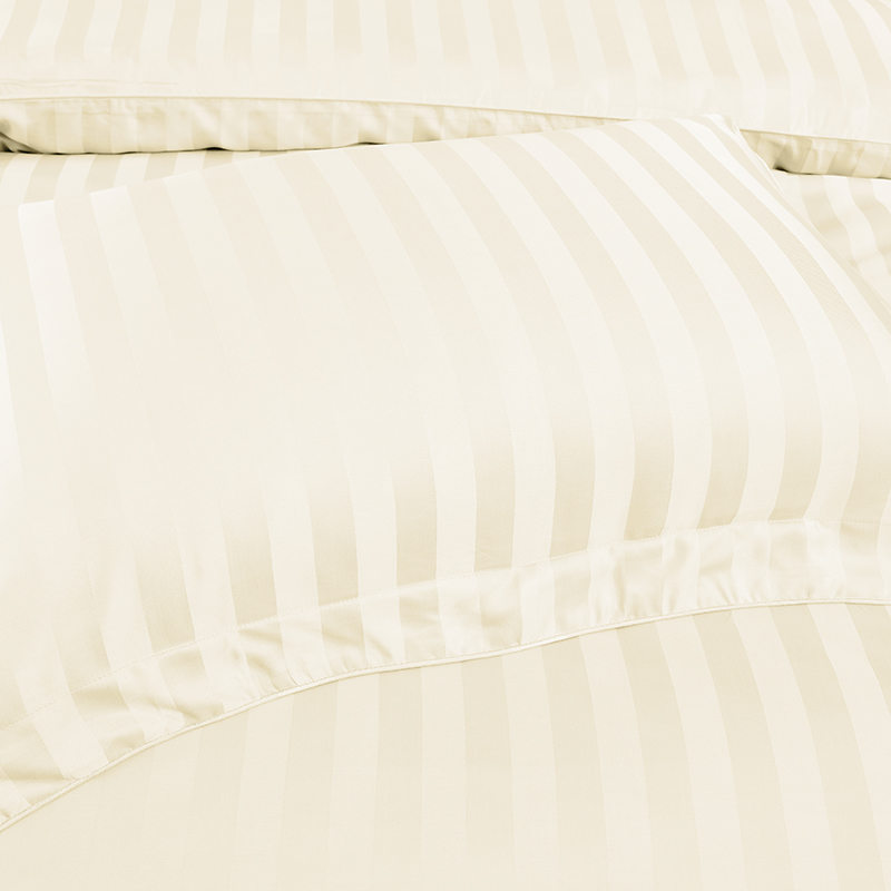Ensemble de quatre draps en bambou satiné doux blanc froid d'été King Size