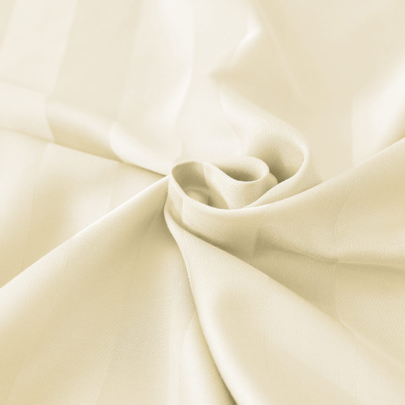 Ensemble de quatre draps en bambou satiné doux blanc froid d'été King Size