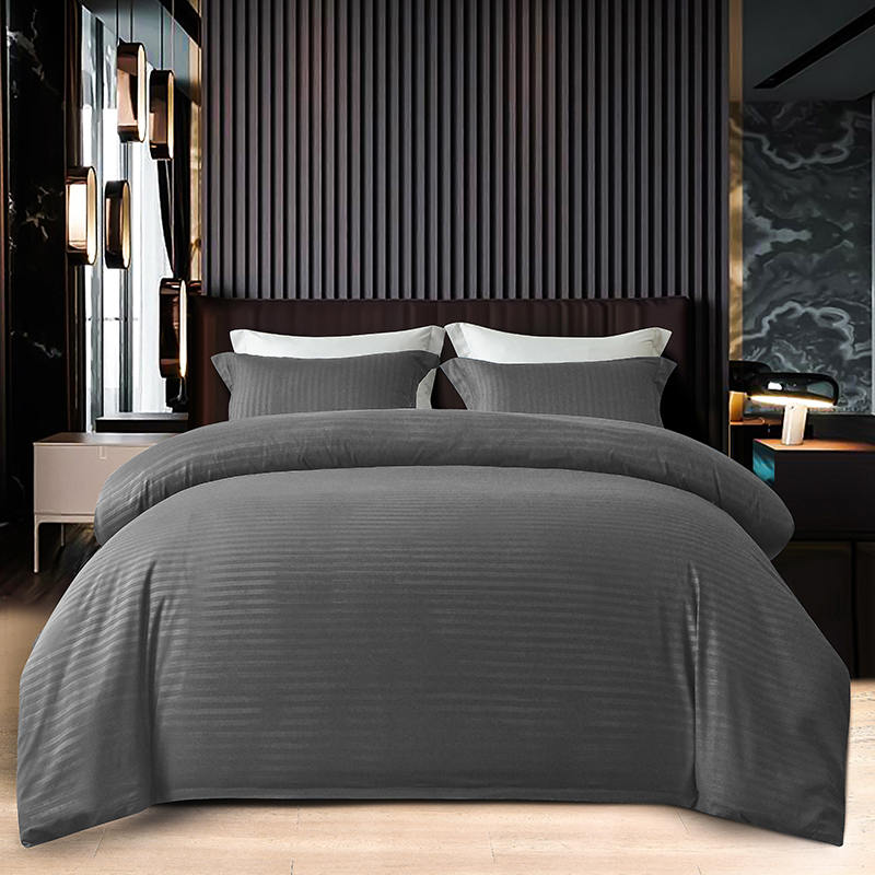 Housse de couette en microfibre infroissable avec fermeture éclair