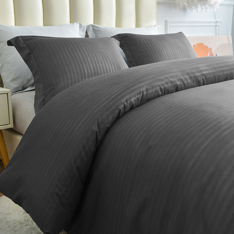 Housse de couette en microfibre infroissable avec fermeture éclair
